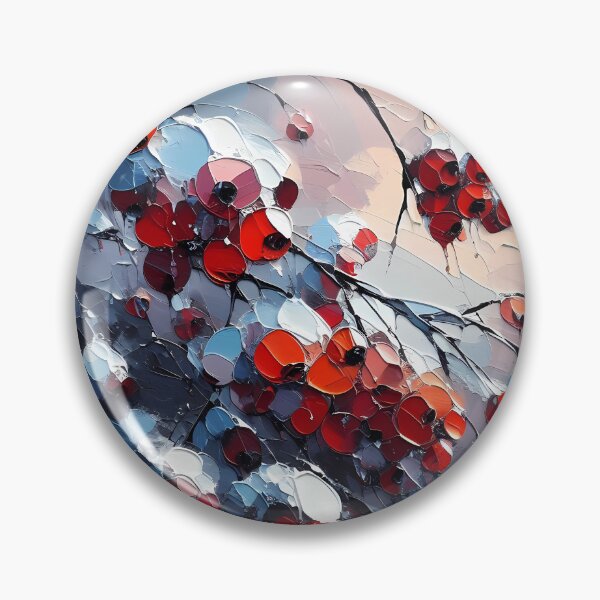Item preview, Red Berries In Snow designed and sold by Visual Nomad Club.
