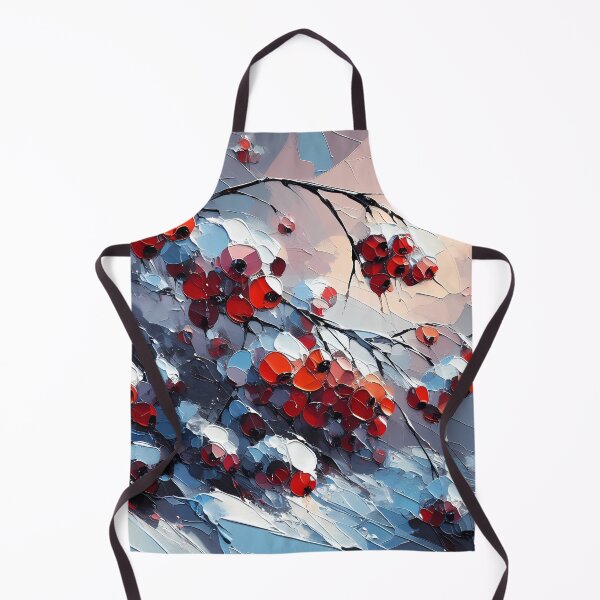 Item preview, Red Berries In Snow designed and sold by Visual Nomad Club.