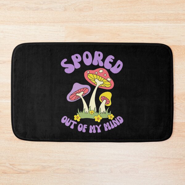 Item preview, Spored Out Of My Mind - Mycology Mushroom Pun designed and sold by CrystalCrush.