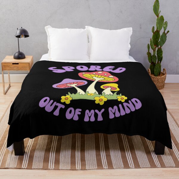 Item preview, Spored Out Of My Mind - Mycology Mushroom Pun designed and sold by CrystalCrush.