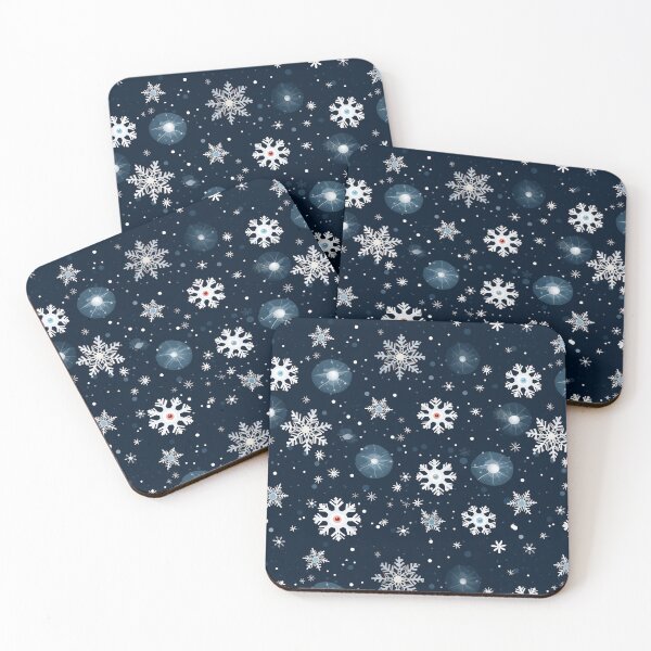 Item preview, Snowflakes winter seamless pattern designed and sold by mliotard.