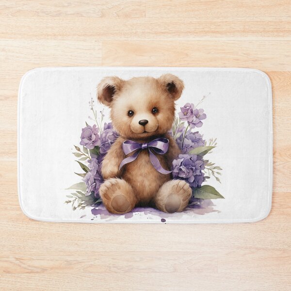 Item preview, Teddy Bear With Levantine Floral designed and sold by PrimeDesignShop.