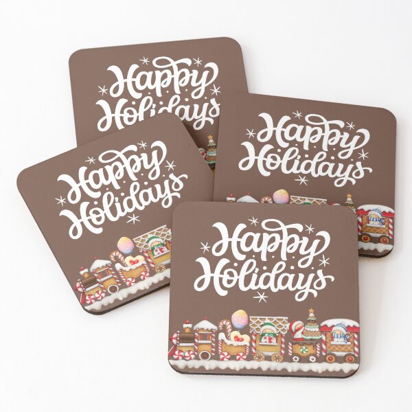 Item preview, Happy Holidays Gingerbread Train! designed and sold by TidyKitchenInc.