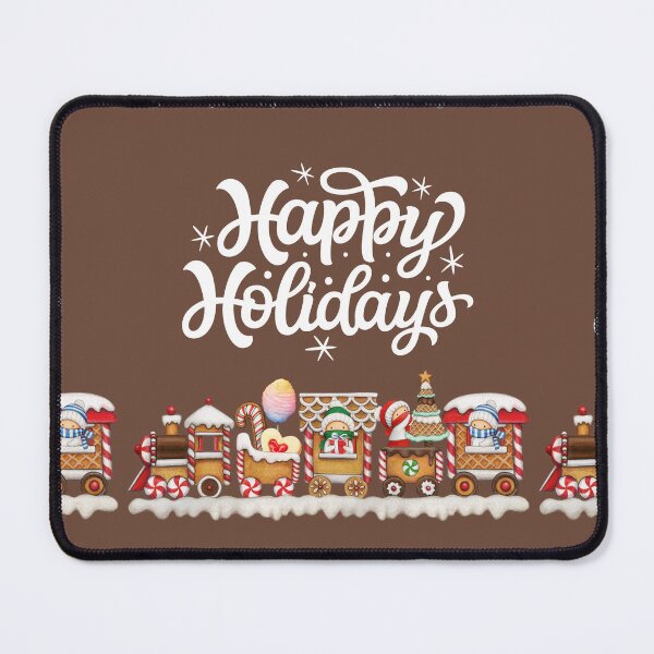 Item preview, Happy Holidays Gingerbread Train! designed and sold by TidyKitchenInc.