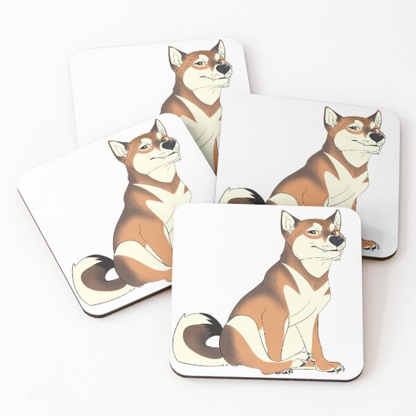 Item preview, Shiba Inu (Sesame) Sticker designed and sold by CosmicFatality.
