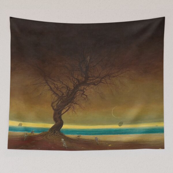 Item preview, Zdzislaw Beksinski Painting, nightmare art by Zdzislaw Beksinski, surrealism by Zdzislaw Beksinski  designed and sold by Amy-Hamilton.
