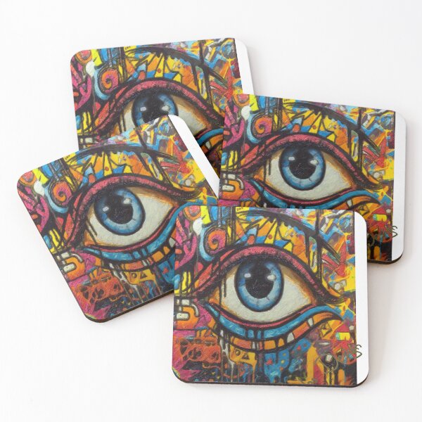 Item preview, Kaleidoscopic Vision - eye, pop art, biometric, luxury, LaabsDesign, multicolor designed and sold by LaabsDesign.