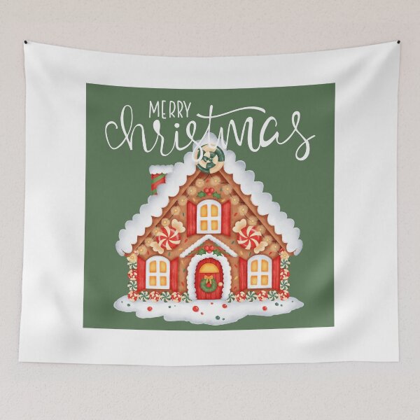 Item preview, Merry Christmas Gingerbread House! designed and sold by TidyKitchenInc.