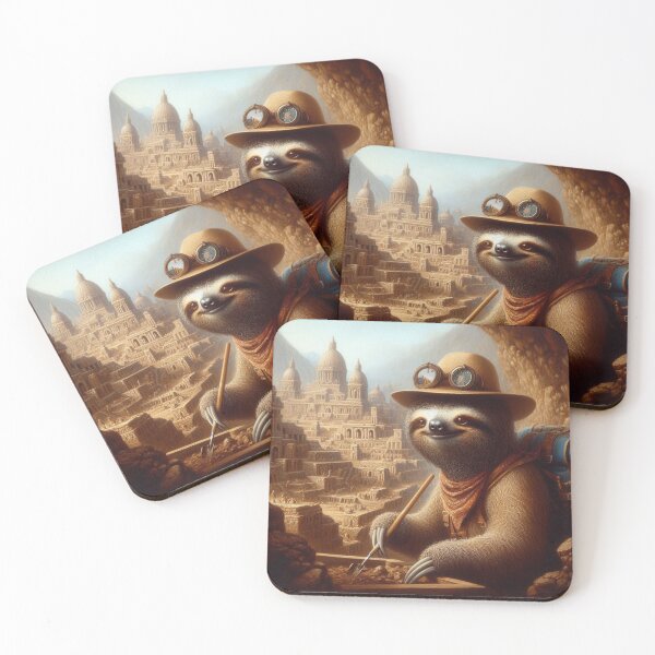 Item preview, Sloth Archeologist designed and sold by CrankyOldDude.