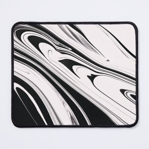 Item preview, BLACK AND WHITE ACRYLIC PAINT WAVES designed and sold by 3nityoneart.
