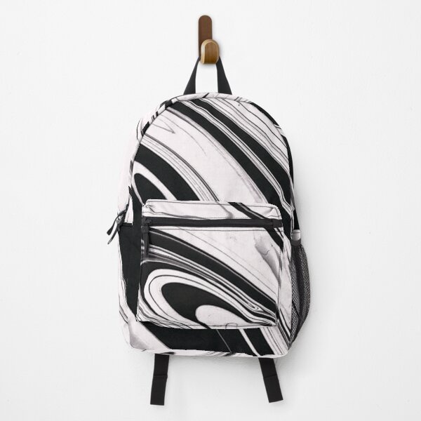 Item preview, BLACK AND WHITE ACRYLIC PAINT WAVES designed and sold by 3nityoneart.