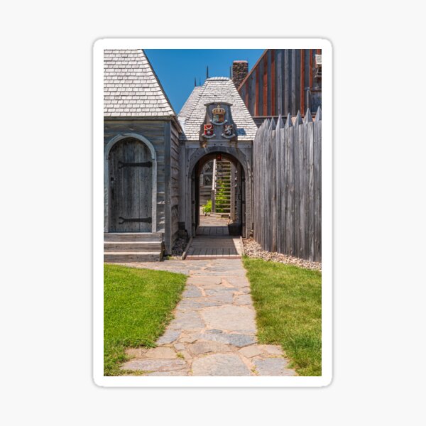 Item preview, Vertical, Habitation entrance, Port Royal, Nova Scotia designed and sold by Harv Churchill.