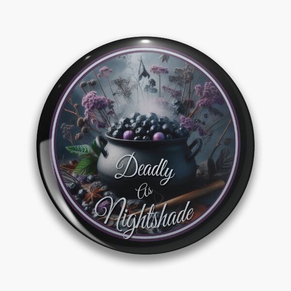 Item preview, Deadly as Nightshade designed and sold by GroveHollow.