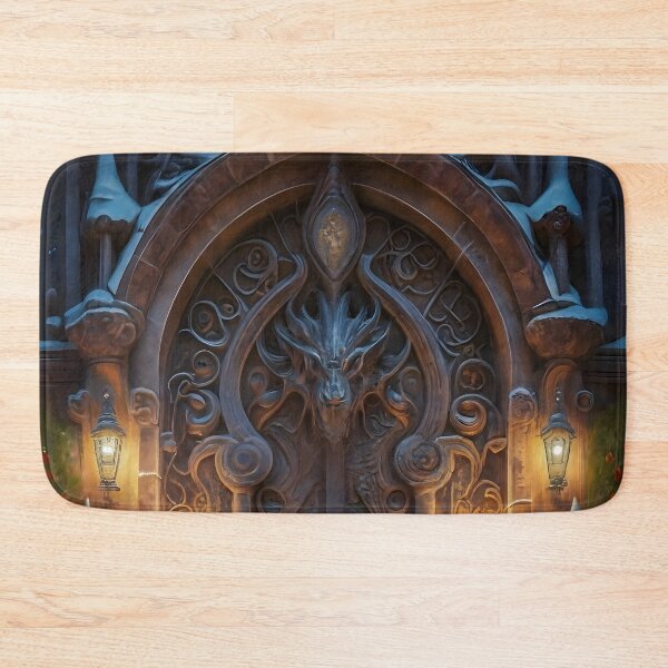 Item preview, Christmas Lights And Gargoyle Dragon Doorway designed and sold by DragonRealms.
