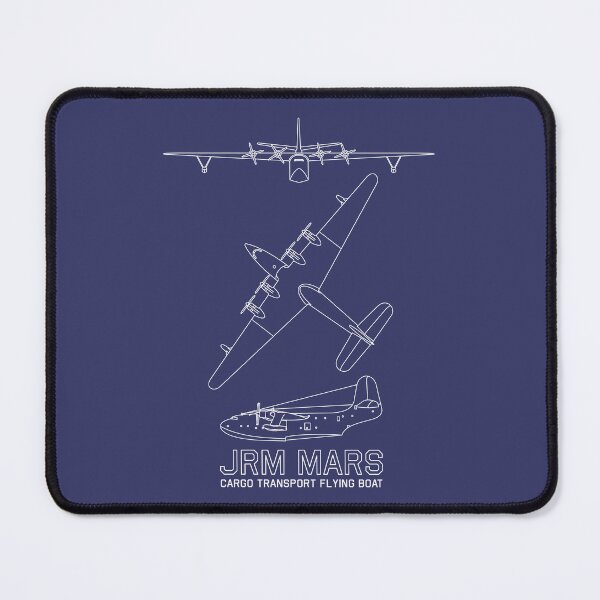 Item preview, JRM Mars WW2 American Flying Boat Cargo Plane Blueprint Diagram designed and sold by MilitaryMart.