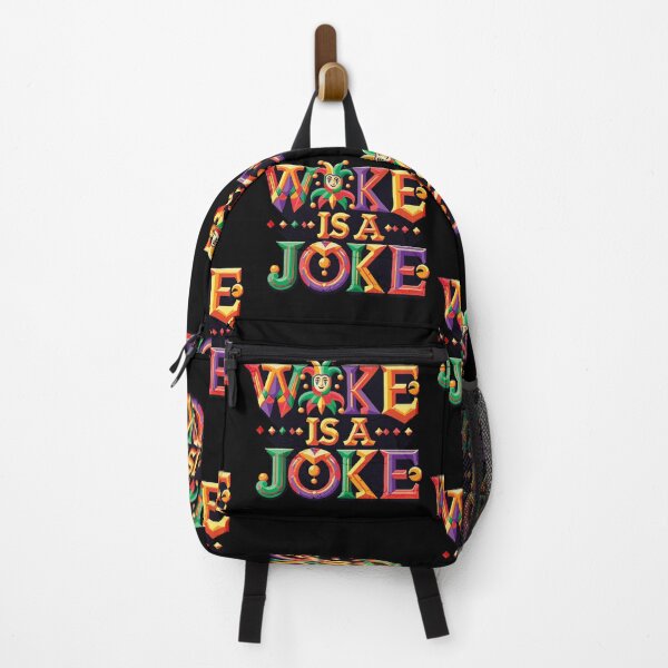 Item preview, Woke is a Joke - Jester Themed designed and sold by Sir Meow Meow.