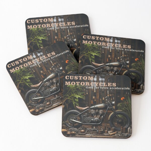 Item preview, Custom Motorcycles - Time for Retro Acceleration designed and sold by AlCamillo.