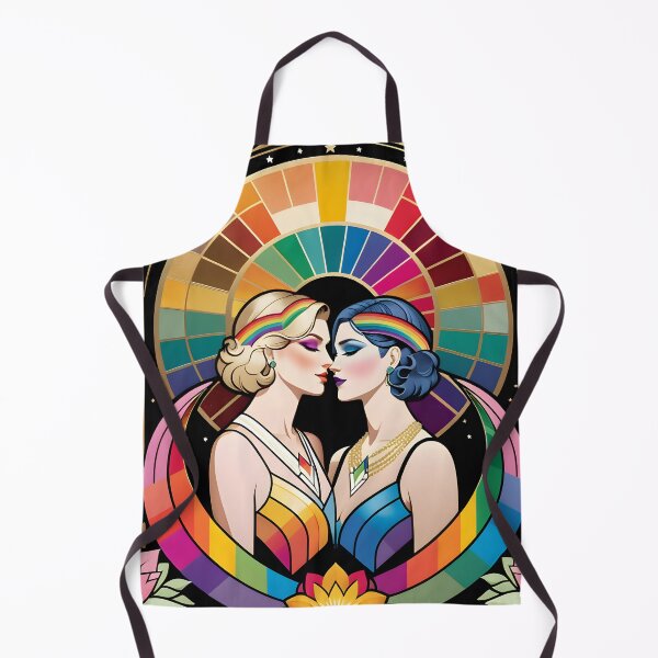 Item preview, Vintage Lesbian Romance: Rainbow Bliss and Floral Whispers designed and sold by whimsiqueer.