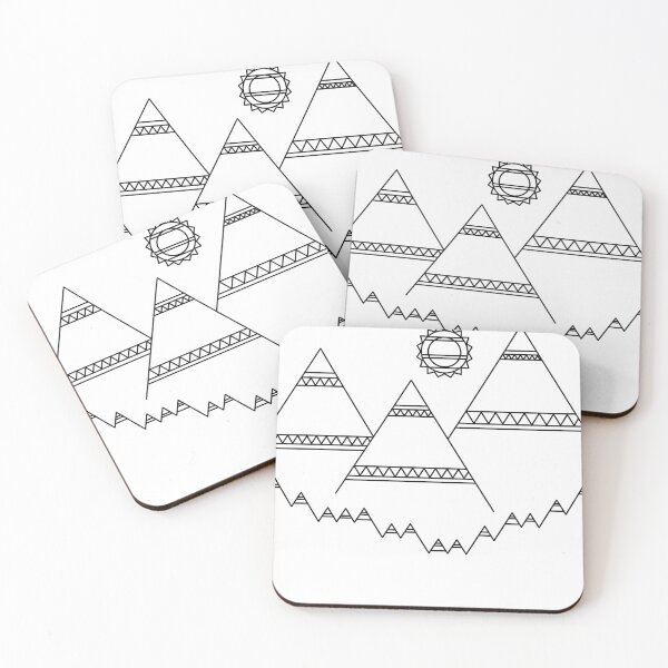 Item preview, Traditional Mountains Romania - black designed and sold by CreativeSpiral.