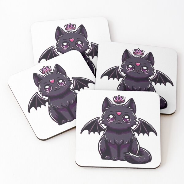 Item preview, Cute Cat Bat Devil  designed and sold by DEVINE-PIXELZ.