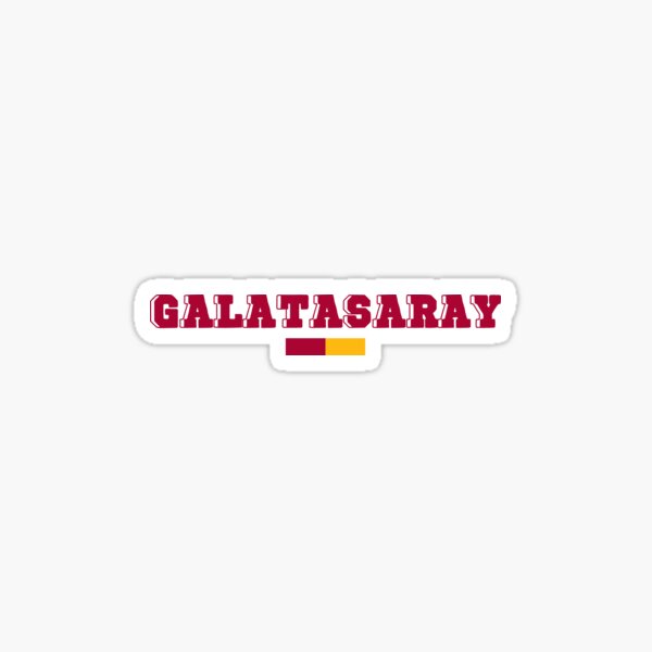 Sticker for Sale mit Galatasaray Logo schwarz und Originalverpackung von  zeyzeybaby