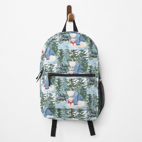 Item preview, Stay Warm Polar Bears in Forest! designed and sold by TidyKitchenInc.