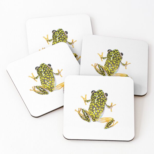 Item preview, Colorful Poison Dart Frog Watercolor Art designed and sold by chuchuyi.