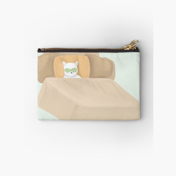 Item preview, Cat sleeps in bed designed and sold by CreativeElle.