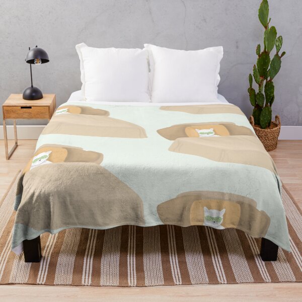 Item preview, Cat sleeps in bed designed and sold by CreativeElle.