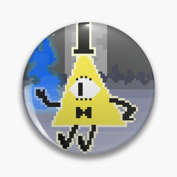 Item preview, bill from gravity falls pixel art designed and sold by inbalcoolart.