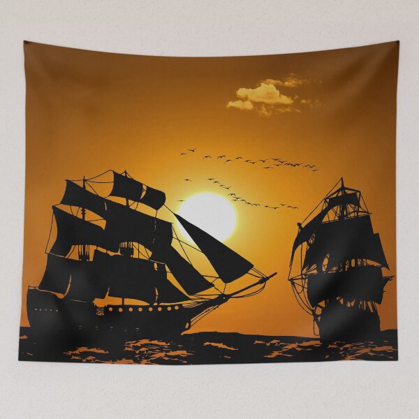 Item preview, NAVES EN EL HORIZONTE designed and sold by johnnyssandart.