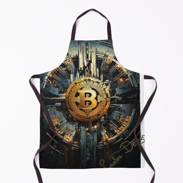 Item preview, Cybernetic Prosperity: Bitcoin Unleashed - LaabsDesignOriginal, bitcoin,  Pop Art designed and sold by LaabsDesign.