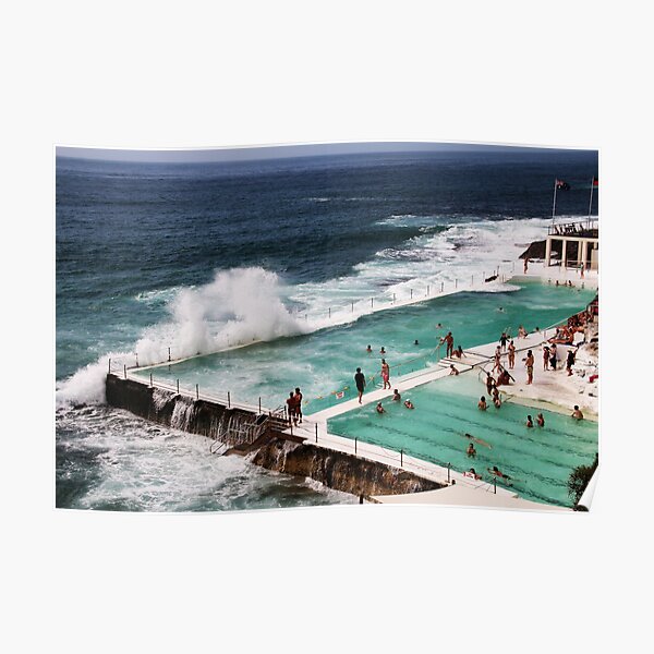 The Icebergs At Bondi Beach Poster