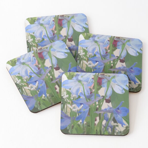 Item preview, Delphinium flowers designed and sold by inbalcoolart.