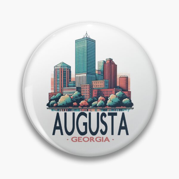 Item preview, Augusta, Georgia, Watercolor Illustration designed and sold by PaintMeWorld.