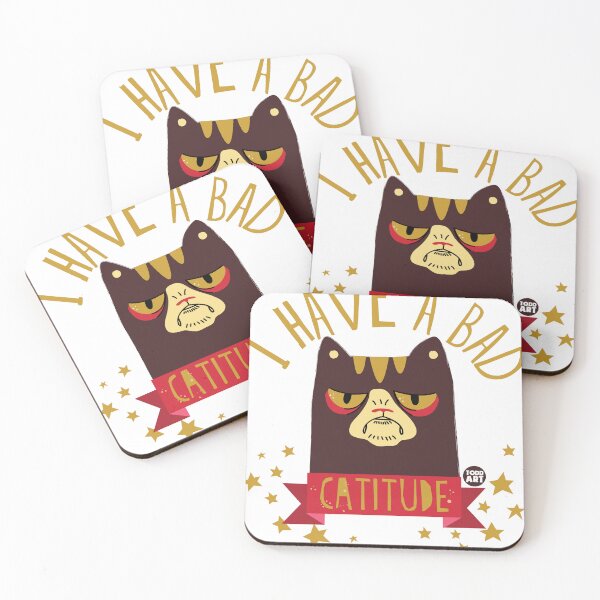 Item preview, BAD CATITUDE designed and sold by TODD GOLDMAN.