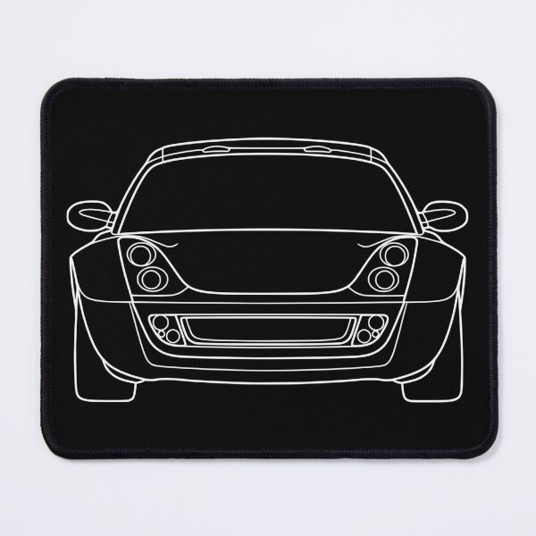 Item preview, Smart Roadster 2003-2007 lined art white designed and sold by EdimDesign.