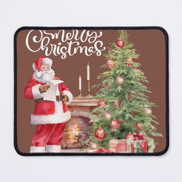 Item preview, Merry Christmas Santa Claus Checking it Twice! designed and sold by TidyKitchenInc.