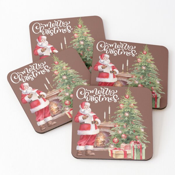 Item preview, Merry Christmas Santa Claus Checking it Twice! designed and sold by TidyKitchenInc.