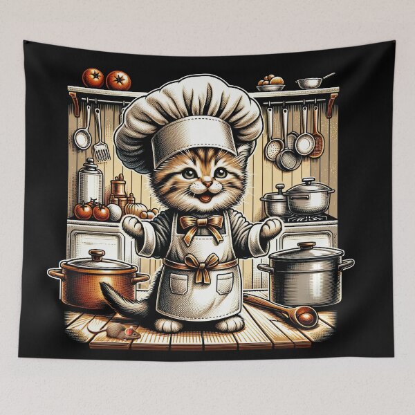 Item preview, Cook Kitten - Chic Chat Créations Ref.100 designed and sold by ChicChat.
