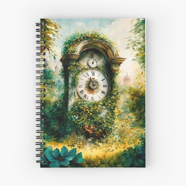 Item preview, An Antique Clock In An Abandoned Garden designed and sold by LanaGustavsson.