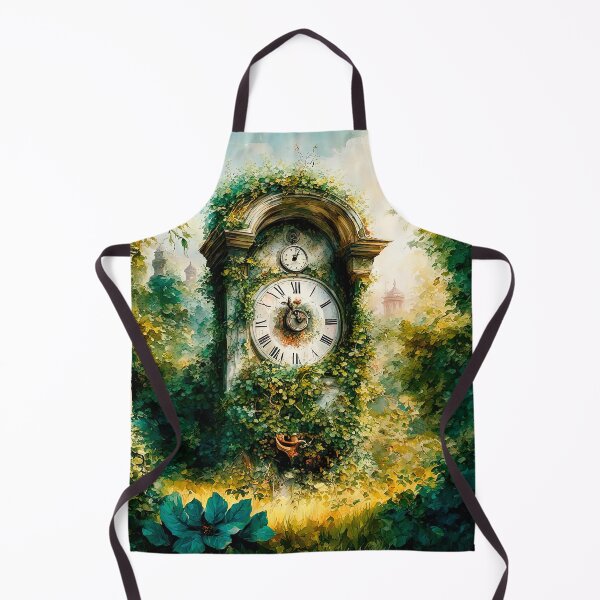 Item preview, An Antique Clock In An Abandoned Garden designed and sold by LanaGustavsson.