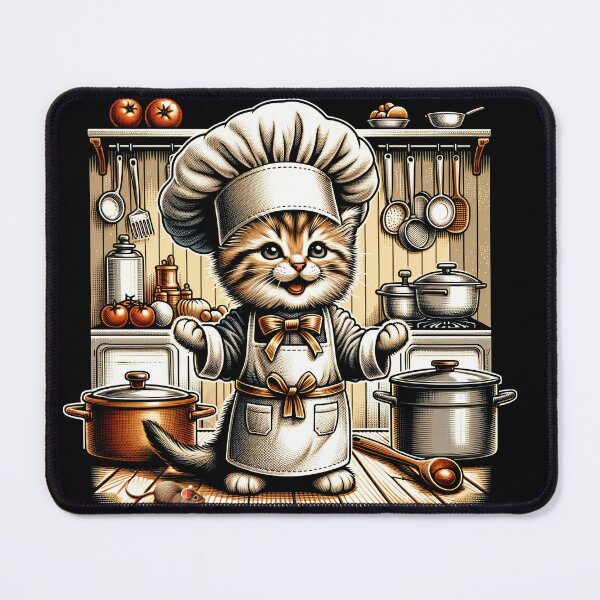 Item preview, Cook Kitten - Chic Chat Créations Ref.100 designed and sold by ChicChat.