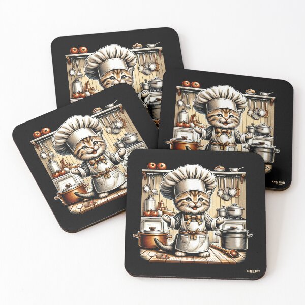 Item preview, Cook Kitten - Chic Chat Créations Ref.100 designed and sold by ChicChat.