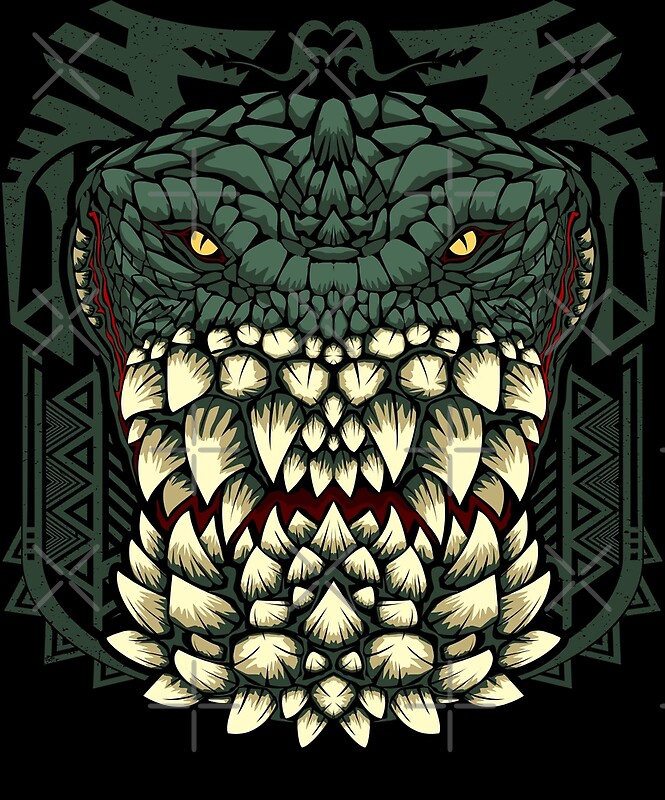 Deviljho MHW By Dan Dee Redbubble   Flat,800x800,075,f.u7 