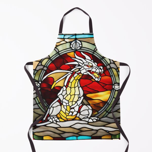 Item preview, DND Mug Stained Glass Dragon designed and sold by IsntThatNiche.
