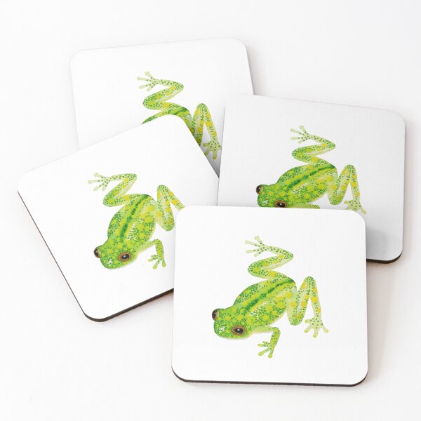 Item preview, Colorful Poison Dart Frog Watercolor Art designed and sold by chuchuyi.