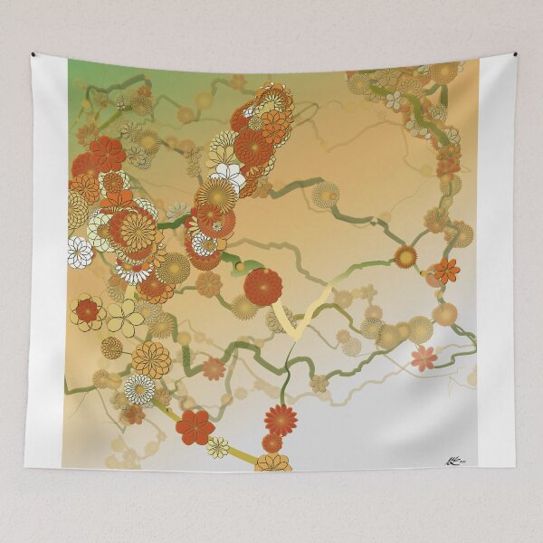 Item preview, Flowery Vines Edged designed and sold by Mary Holstege.