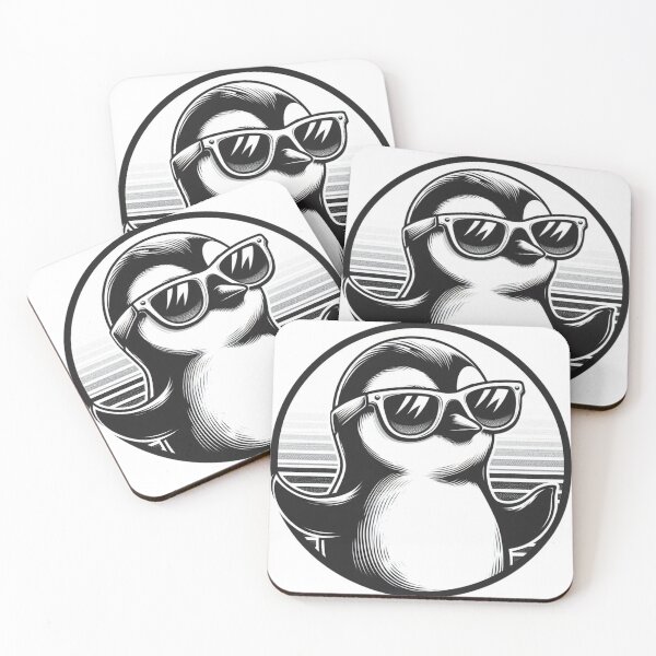 Item preview, Cool Penguin designed and sold by DrawingDoodler.