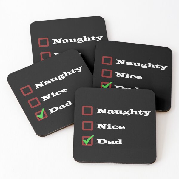 Item preview, Merry Father Christmas - Naughty Nice Dad Christmas List designed and sold by CottonGarb.